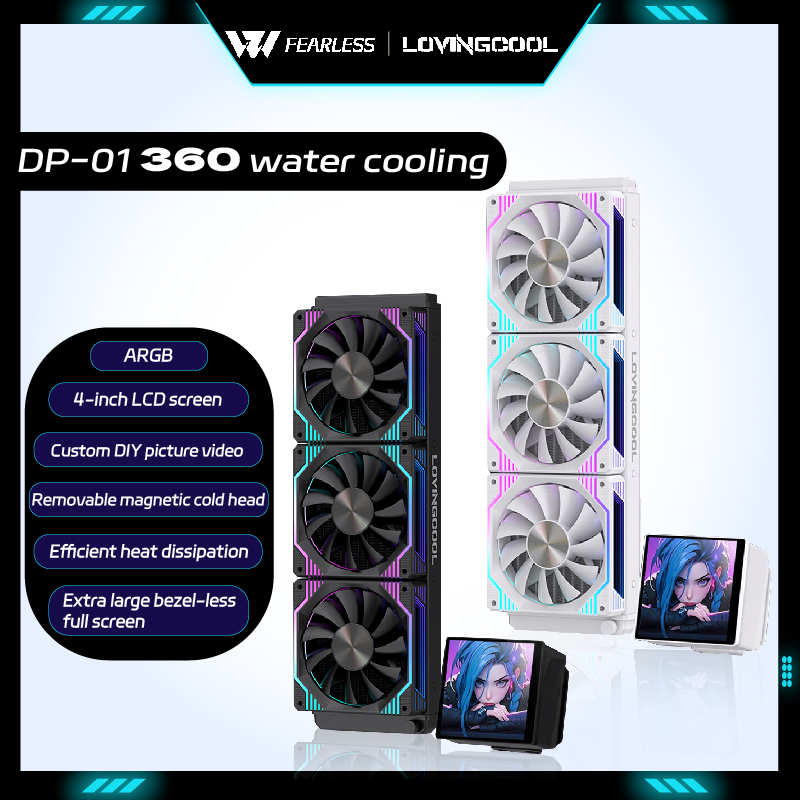 Pc Gaming Water Cooling - LOVINGCOOL DP-01 360 CPU Liquid Cooler