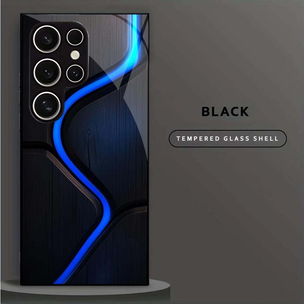 Pc Case Tempered Glass - Wood Grain Tempered Glass Phone Case