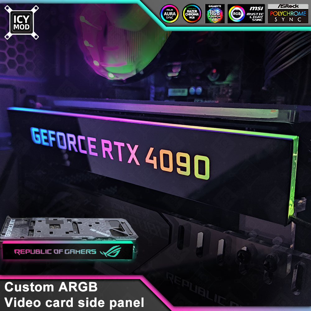 Pc Gaming Lian Li - Video Card Decoration A-RGB VGA Cover