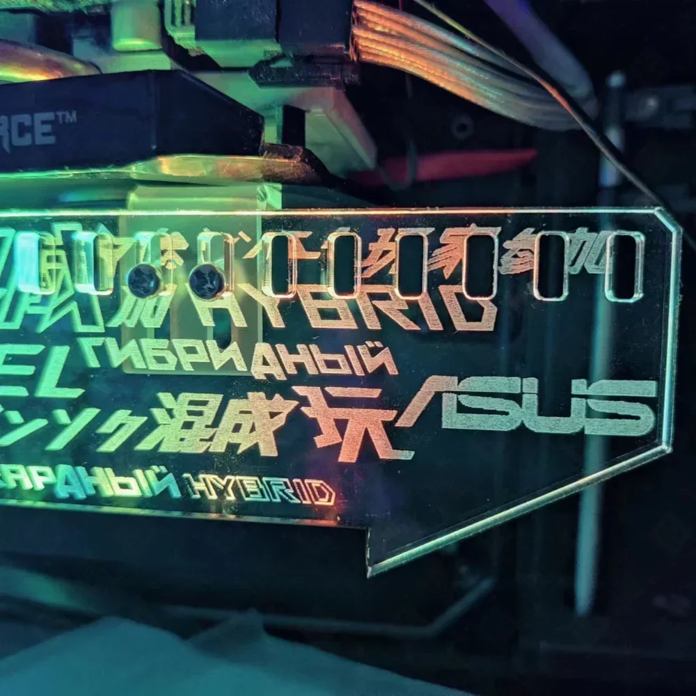 ICY MOD Customized VGA Bracket - огляд і ціна Pc Gaming Lian Li