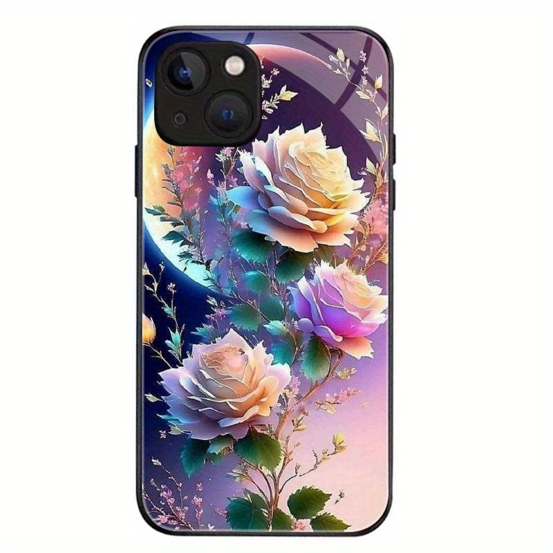 Flower Patten Tempered Glass P - огляд і ціна Pc Case Tempered Glass