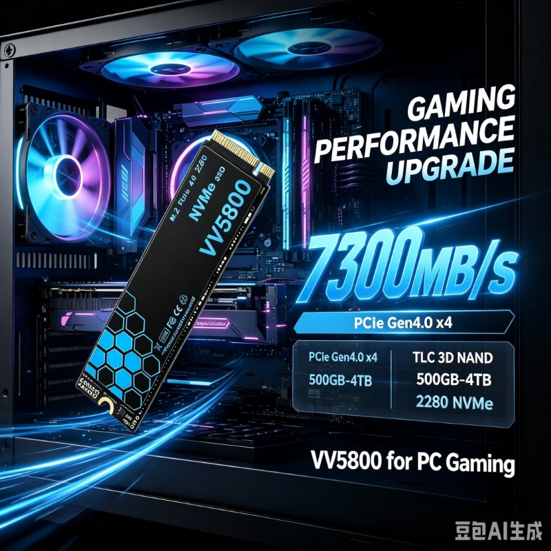 VV5800 PCIe4.0 M.2 2280 NVMe S - огляд і ціна Pc Gaming Ps5