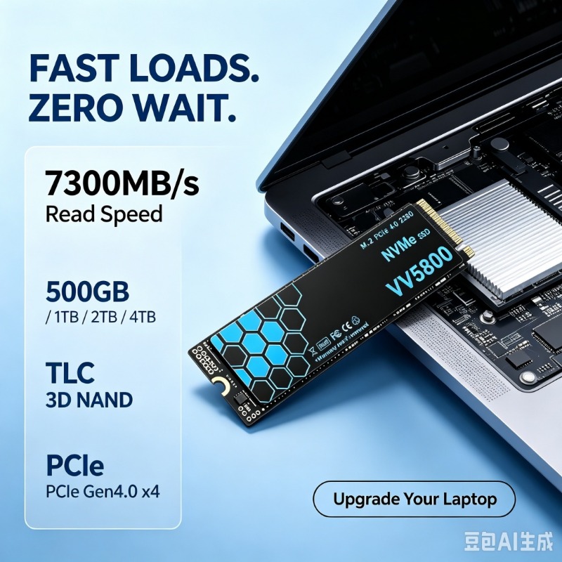 VV5800 PCIe4.0 M.2 2280 NVMe S - огляд і ціна Pc Gaming Ps5