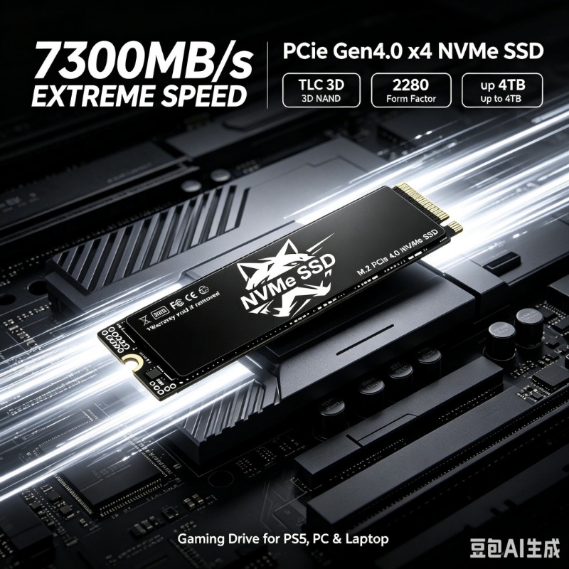 HS M.2 NVMe SSD 7300MB/s TLC 3 - огляд і ціна Pc Gaming Ps5