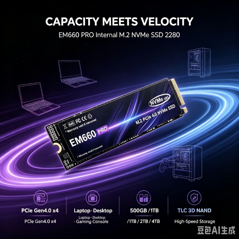 EM660 M.2 NVMe SSD 7300MB/s TL - огляд і ціна Pc Gaming Ps5