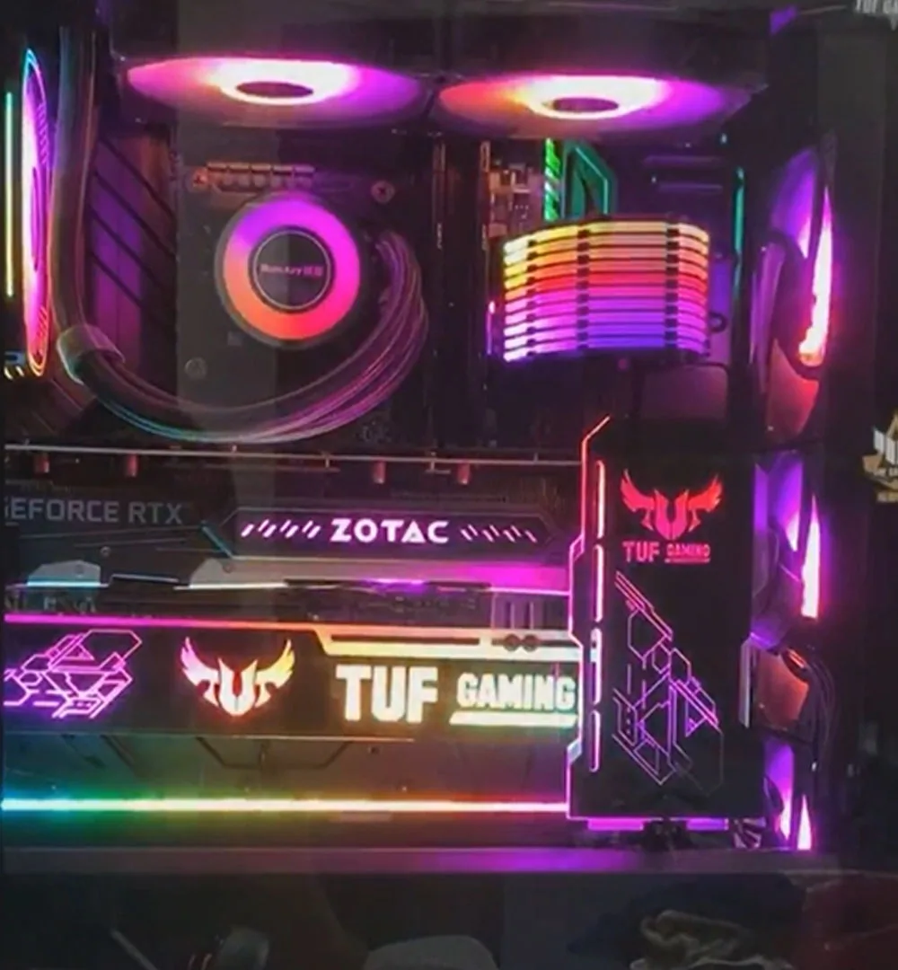 DIY ARGB VGA Holder 4090,5V 3P - огляд і ціна Pc Gaming Lian Li