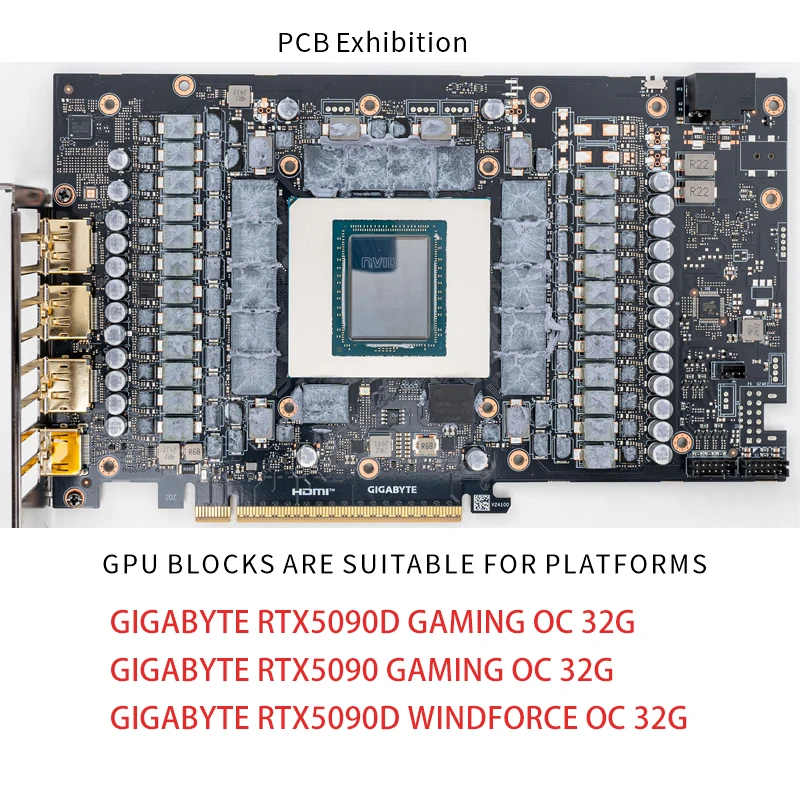 Bykski N-GV5090DWF-X GPU Block - огляд і ціна Pc Gaming Water Cooling