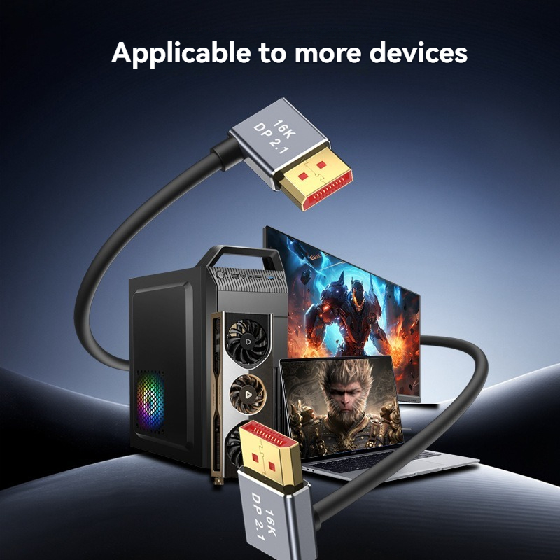 DP2.1 Silicone Flexible Elbow  - огляд і ціна High Refresh Monitor