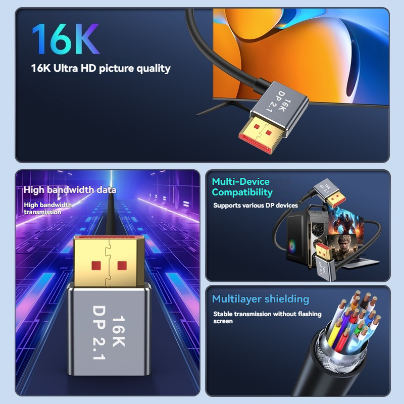 DP2.1 Silicone Flexible Elbow  - огляд і ціна High Refresh Monitor