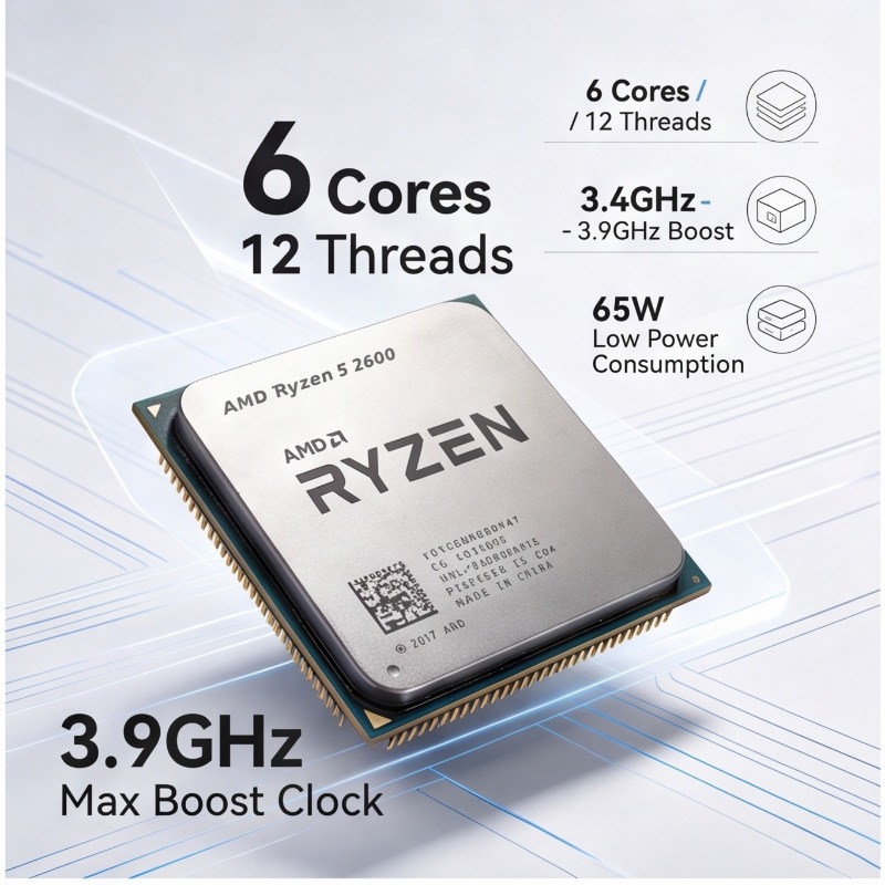 AMD Ryzen 5 2600 R5 2600 3.4GH - огляд і ціна Pc Gaming Ryzen 5