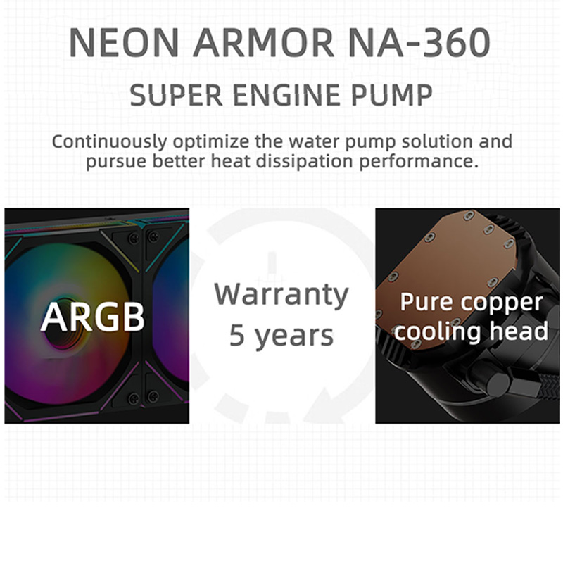 TEUCER 360MM All-in-One ARGB C - огляд і ціна Pc Gaming Water Cooling