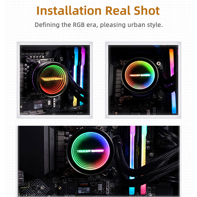 TEUCER 360MM All-in-One ARGB C - огляд і ціна Pc Gaming Water Cooling