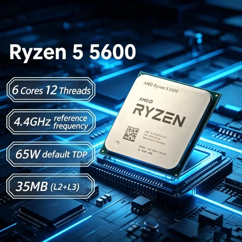 AMD Ryzen 5 5600 R5 5600 for P - огляд і ціна Pc Gaming Ryzen 5