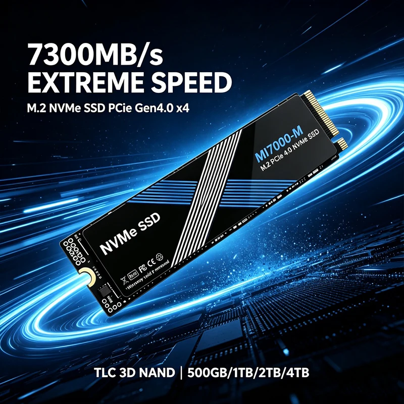 7300MB/s M.2 NVMe SSD MI7000-M - огляд і ціна Pc Gaming Ps5