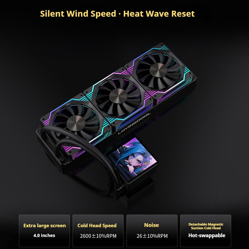 LOVINGCOOL DP-01 360 CPU Liqui - огляд і ціна Pc Gaming Water Cooling