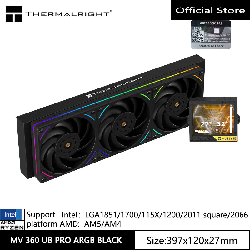 Thermalright Mjolnir VISION 36 - огляд і ціна Pc Gaming Water Cooling