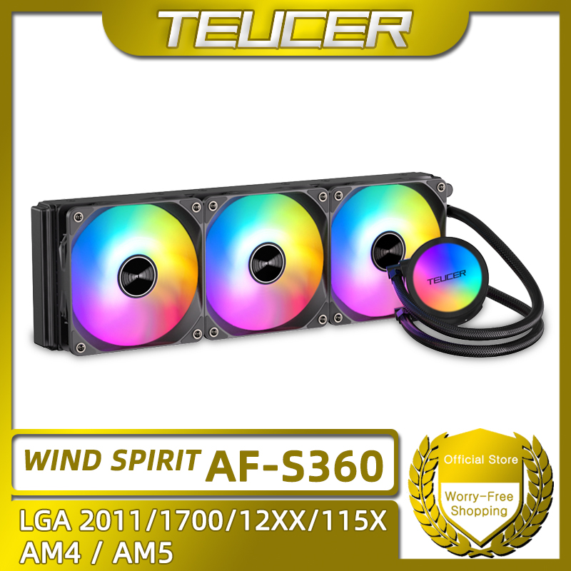TEUCER AF-S360 CPU Water Cooli - огляд і ціна Pc Gaming Water Cooling