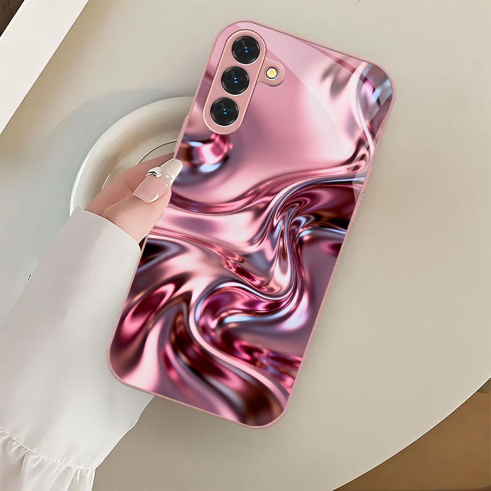 Exquisite flowing pattern Temp - огляд і ціна Pc Case Tempered Glass
