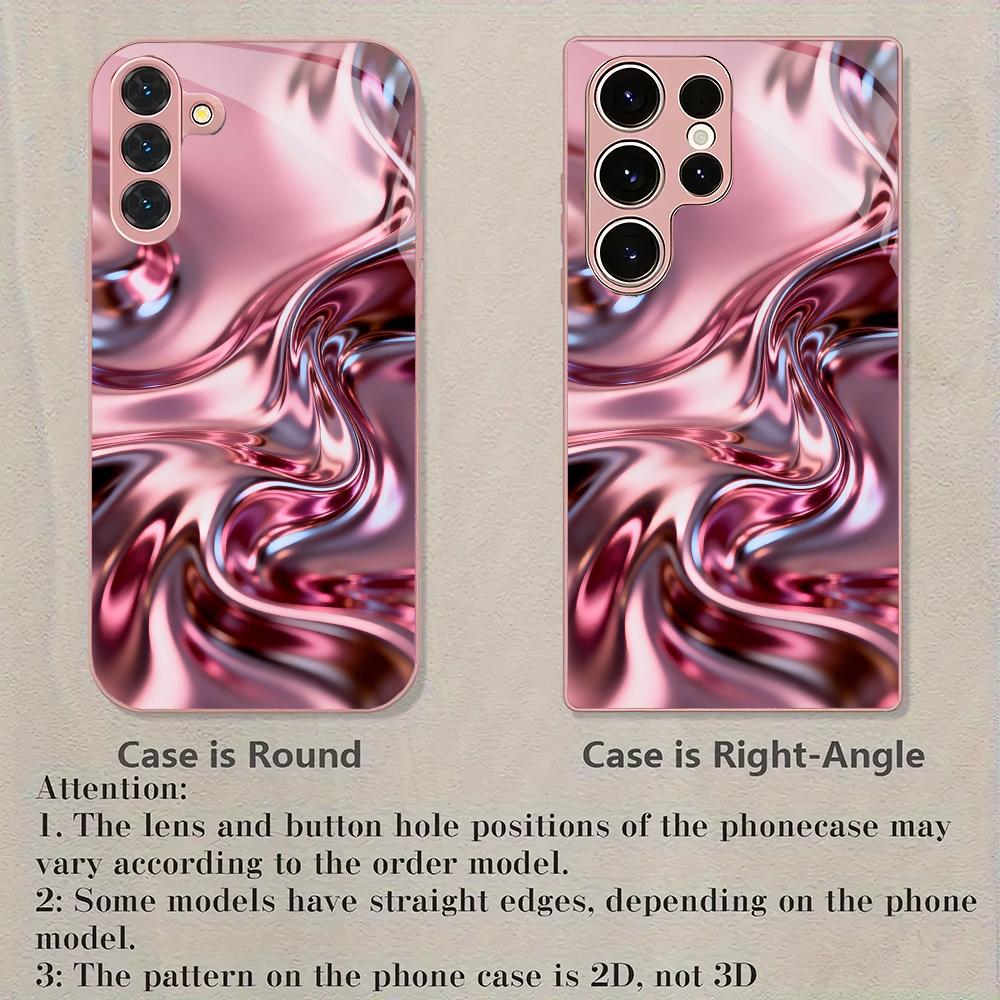 Exquisite flowing pattern Temp - огляд і ціна Pc Case Tempered Glass