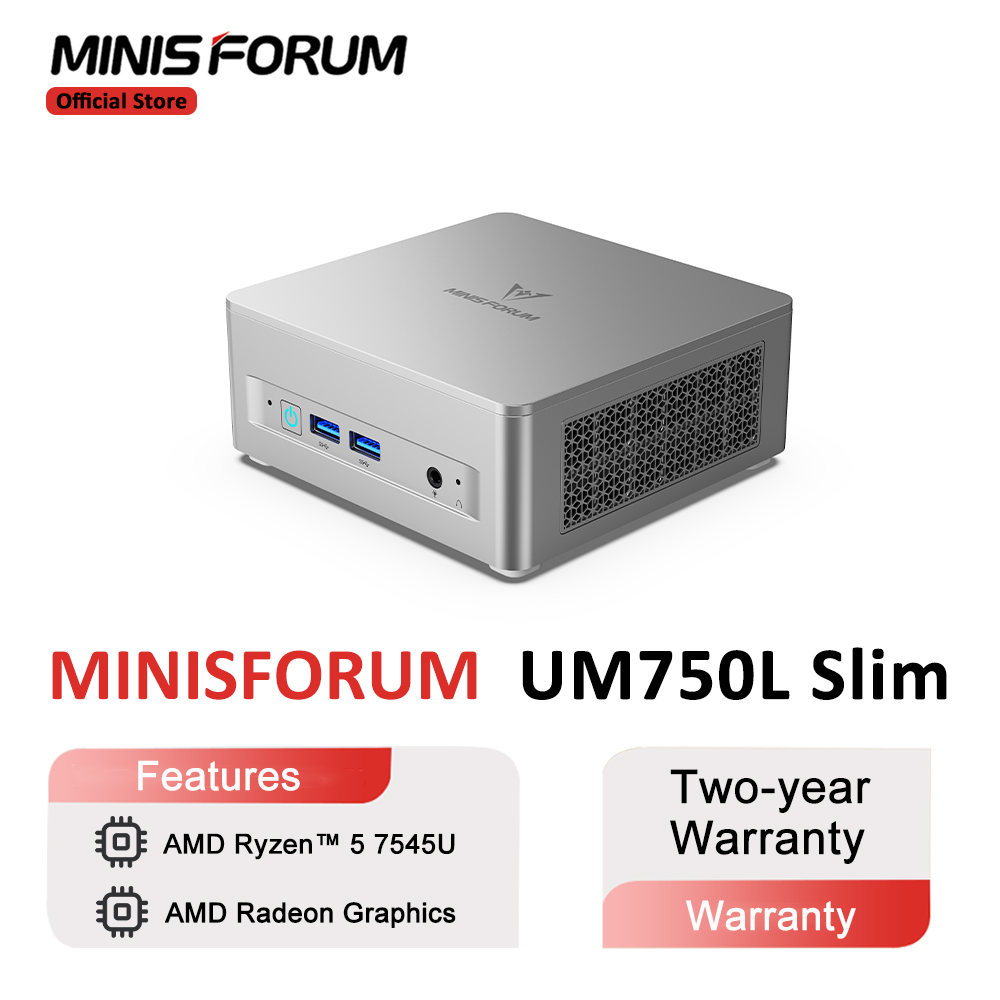 MINISFORUM Mini PC UM750L Slim - огляд і ціна Pc Gaming Ryzen 5