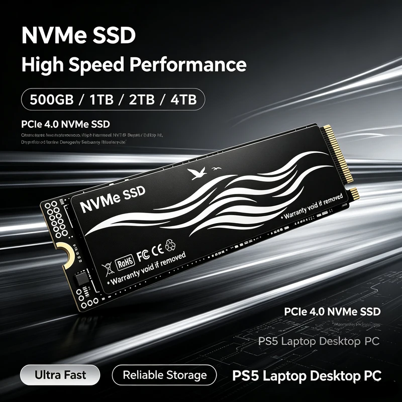M.2 2280 NVMe SSD PCIe Gen4.0  - огляд і ціна Pc Gaming Ps5