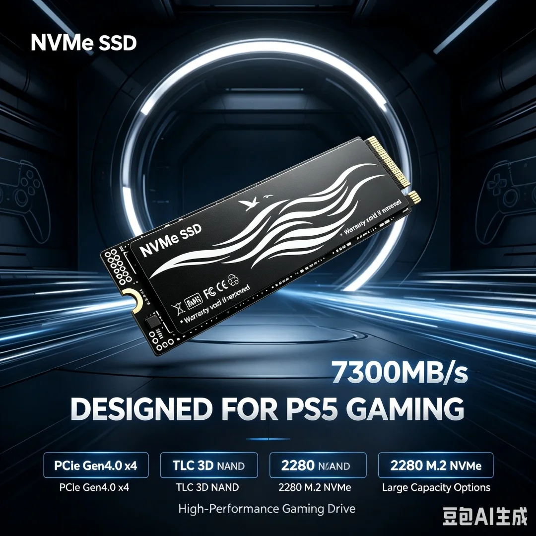 M.2 2280 NVMe SSD PCIe Gen4.0  - огляд і ціна Pc Gaming Ps5