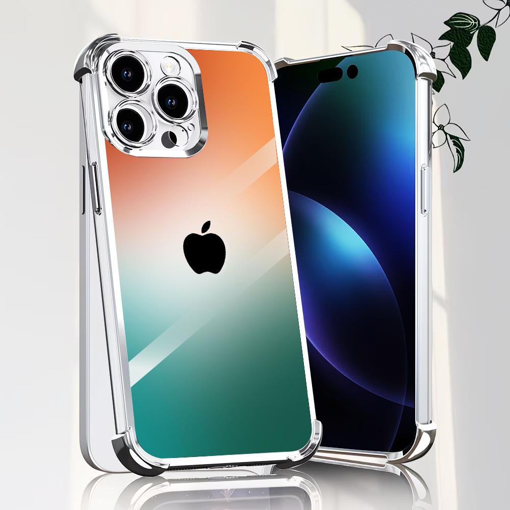 Orange green gradient Tempered - огляд і ціна Pc Case Tempered Glass