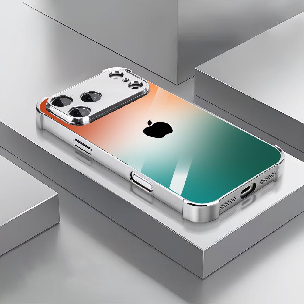 Orange green gradient Tempered - огляд і ціна Pc Case Tempered Glass