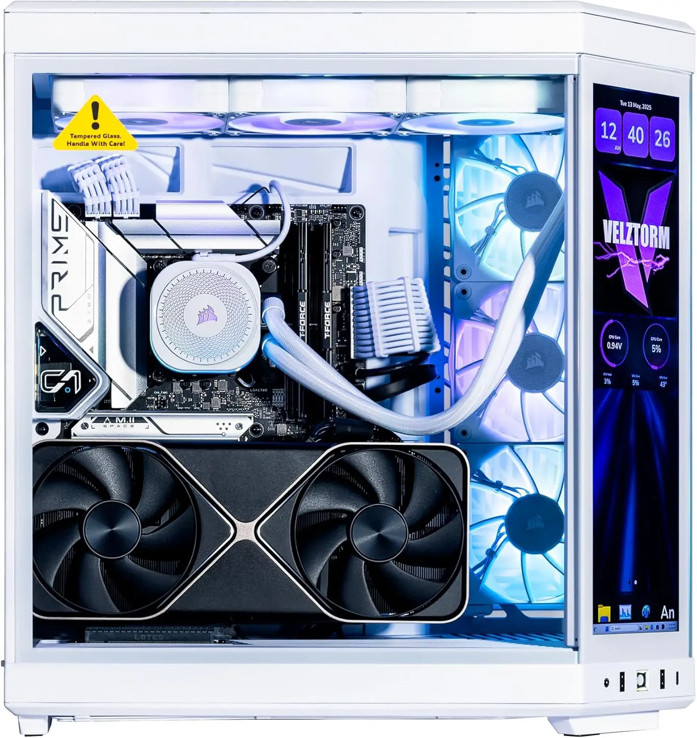 Velztorm LCD White Praetix Cus - огляд і ціна Pc Gaming Y70