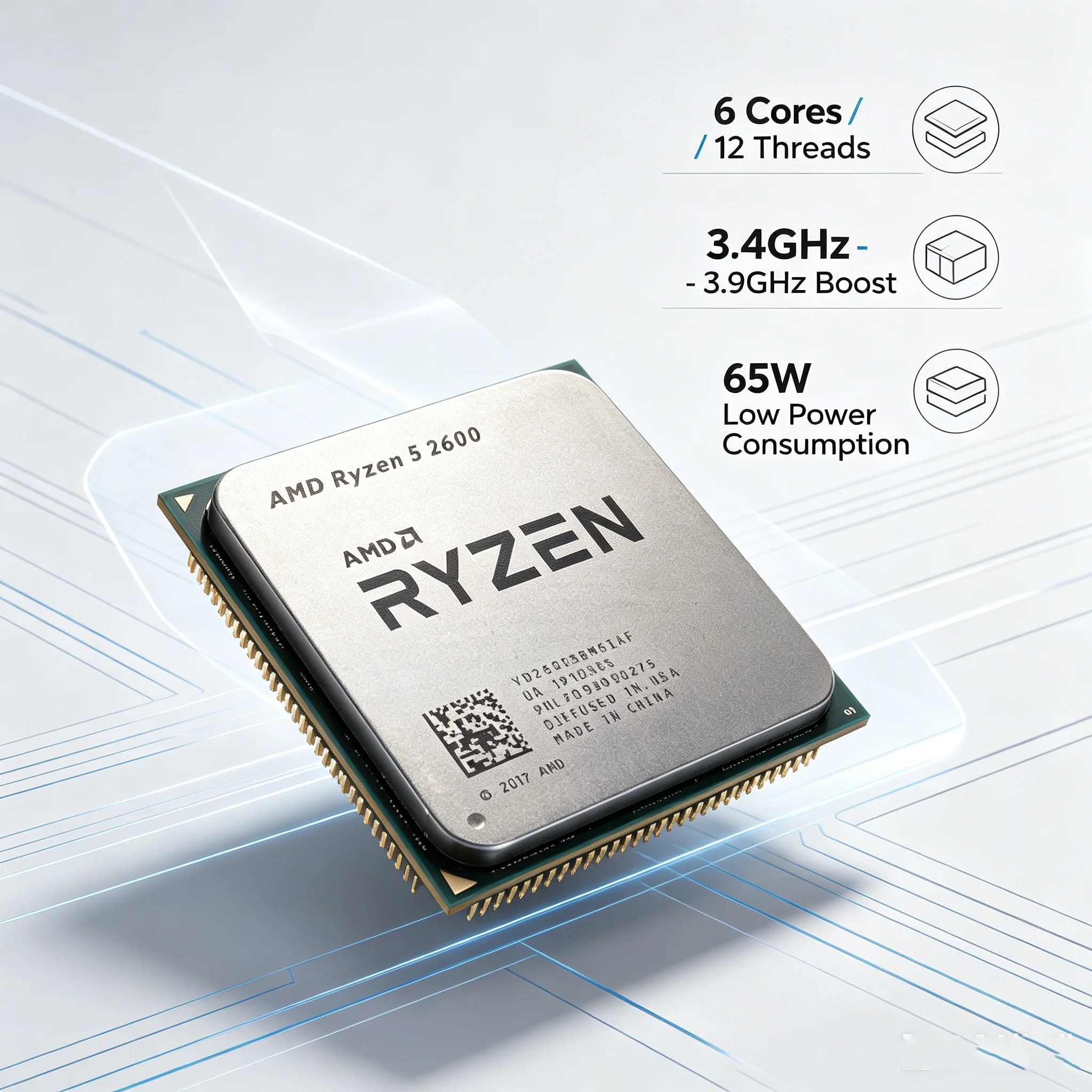 AMD Ryzen 5 2600 6 Core 12 Thr - огляд і ціна Pc Gaming Ryzen 5