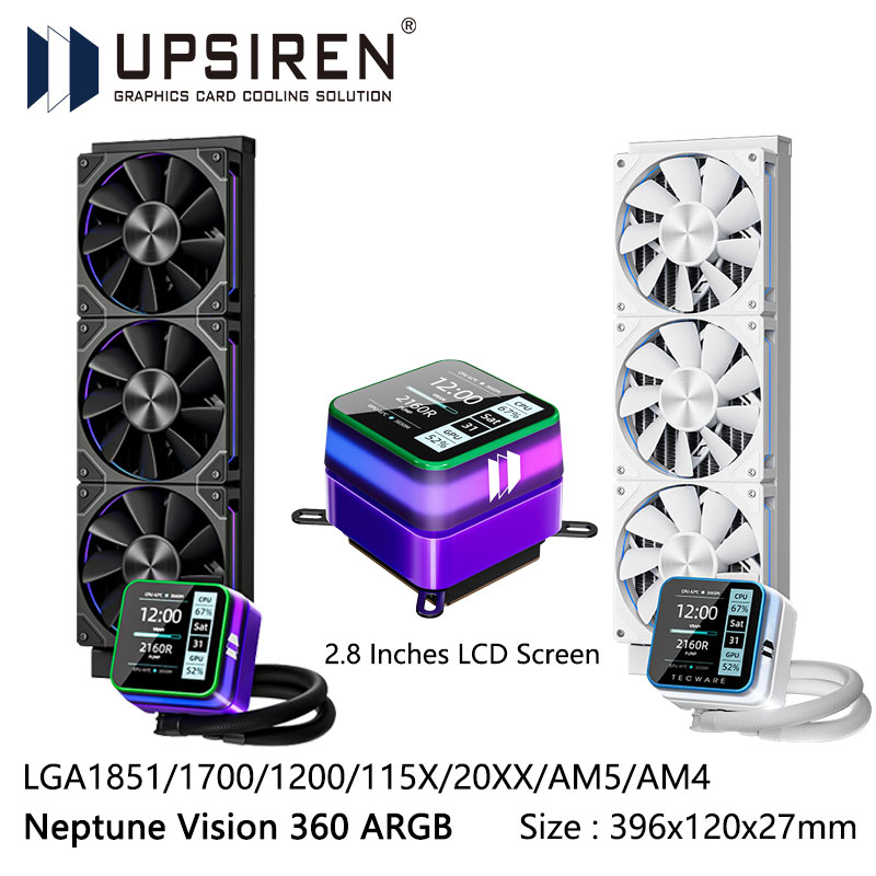 USIREN Neptune Vision 360 ARGB - огляд і ціна Pc Gaming Water Cooling