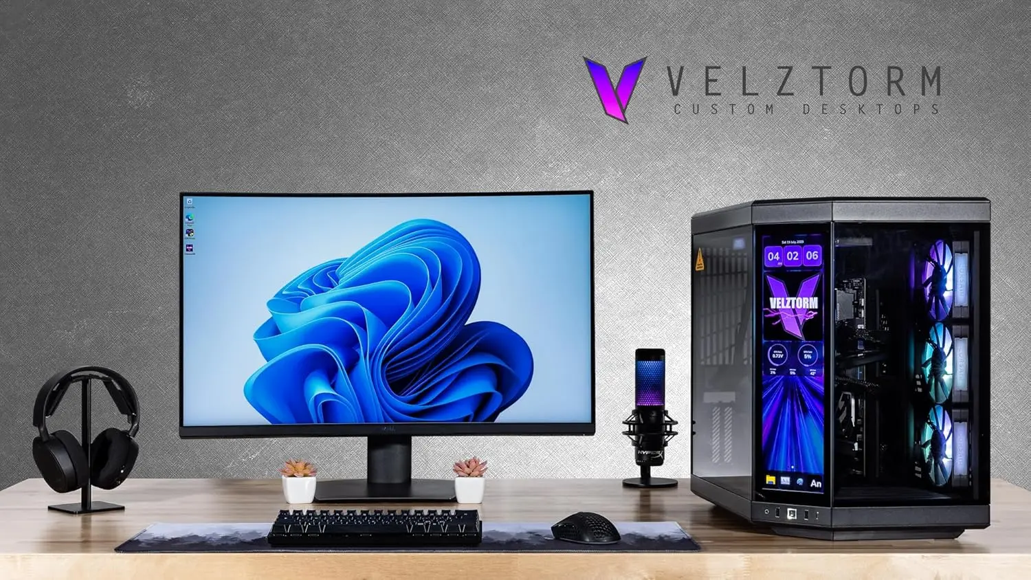 Velztorm LCD Black Praetix Cus - огляд і ціна Pc Gaming Y70